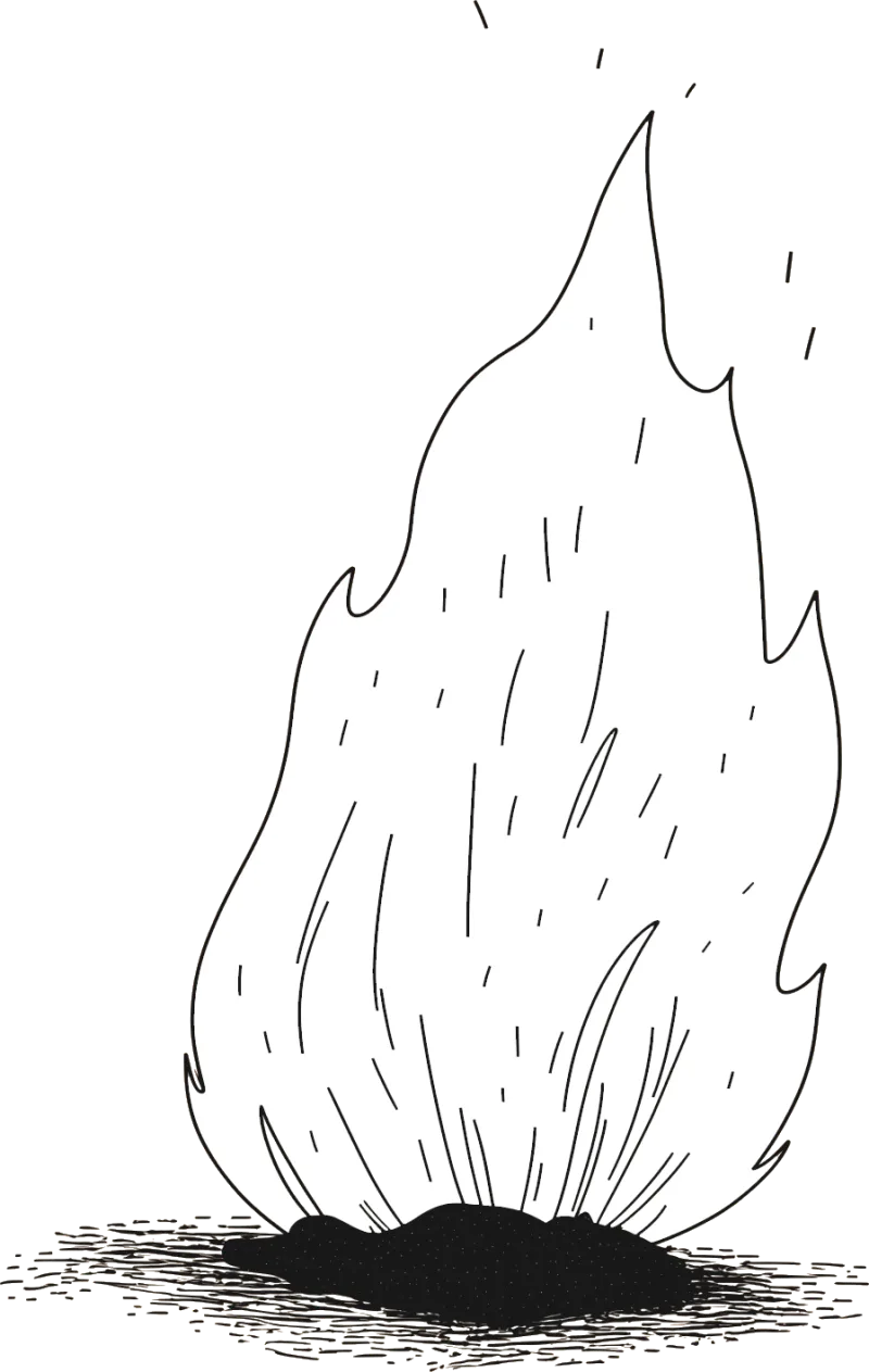 La logique du Parcours Guérilla : une flamme qui grandit progressivement de phase en phase