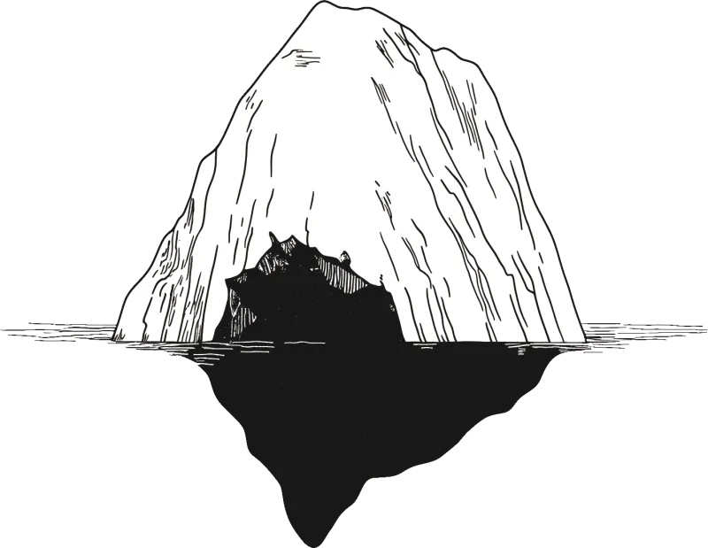 L'iceberg des vraies causes d'échec de Notion en équipe